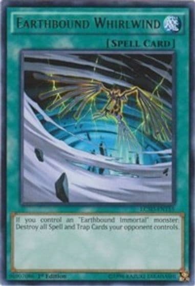 Earthbound Whirlwind Legendary Collection 5D's Yu-Gi-Oh! card