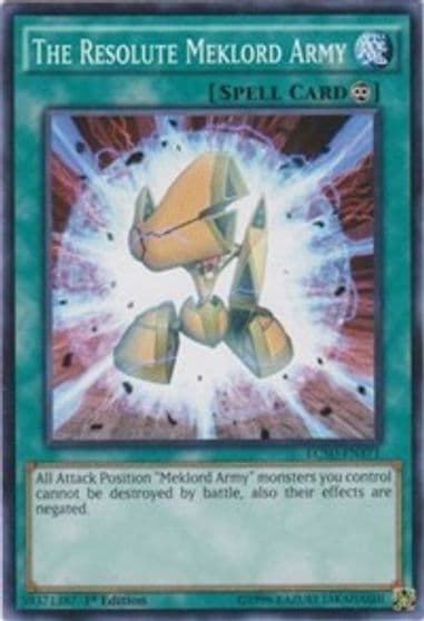 The Resolute Meklord Army Legendary Collection 5D's Yu-Gi-Oh! card