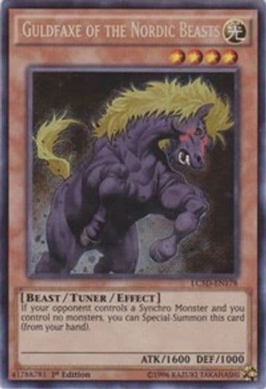 Guldfaxe of the Nordic Beasts Legendary Collection 5D's Yu-Gi-Oh! card