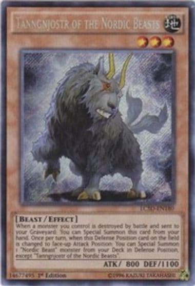 Tanngnjostr of the Nordic Beasts Legendary Collection 5D's Yu-Gi-Oh! card