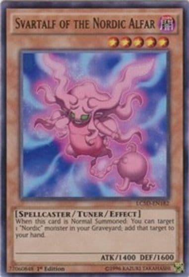 Svartalf of the Nordic Alfar Legendary Collection 5D's Yu-Gi-Oh! card