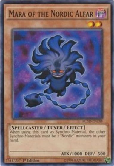Mara of the Nordic Alfar Legendary Collection 5D's Yu-Gi-Oh! card