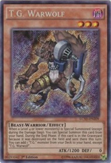 TG Warwolf Legendary Collection 5D's Yu-Gi-Oh! card