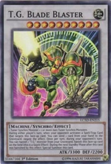 TG Blade Blaster Legendary Collection 5D's Yu-Gi-Oh! card