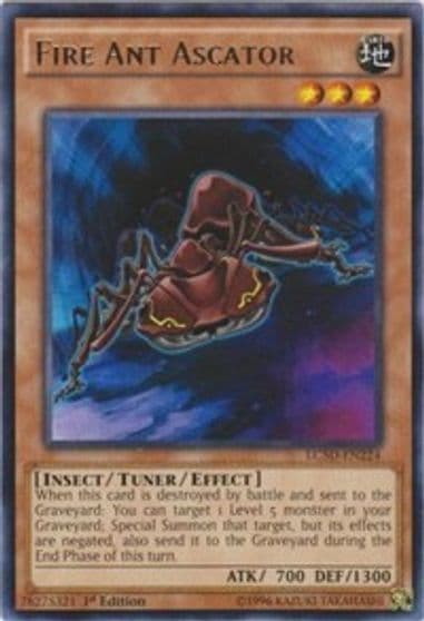 Fire Ant Ascator Legendary Collection 5D's Yu-Gi-Oh! card
