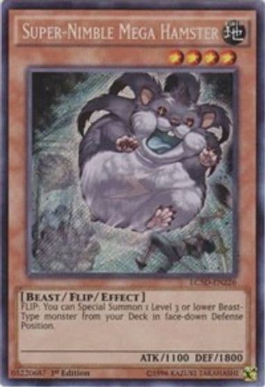 Super Nimble Mega Hamster Legendary Collection 5D's Yu-Gi-Oh! card