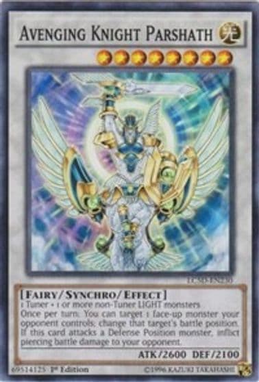 Avenging Knight Parshath Legendary Collection 5D's Yu-Gi-Oh! card