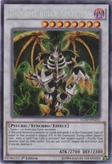 Thought Ruler Archfiend Legendary Collection 5D's Yu-Gi-Oh! card