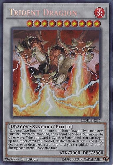 Trident Dragion Legendary Collection 5D's Yu-Gi-Oh! card