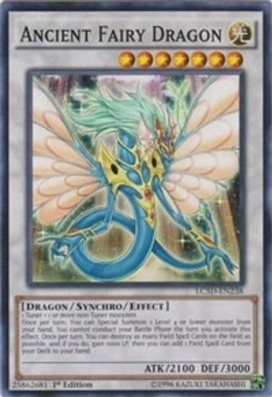 Ancient Fairy Dragon Legendary Collection 5D's Yu-Gi-Oh! card