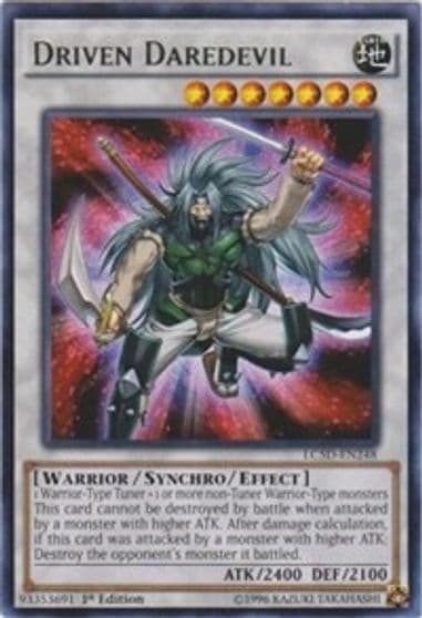 Driven Daredevil Legendary Collection 5D's Yu-Gi-Oh! card