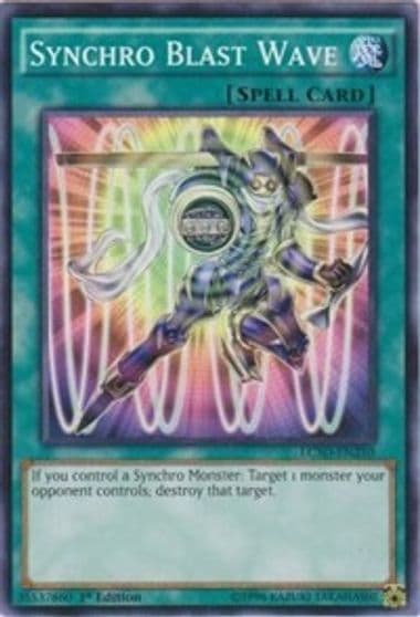 Synchro Blast Wave Legendary Collection 5D's Yu-Gi-Oh! card