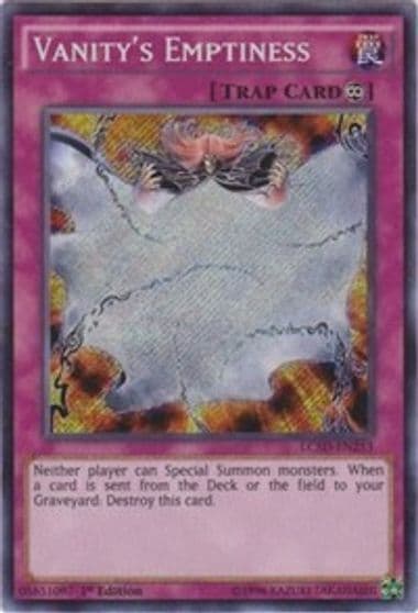 Vanitys Emptiness Legendary Collection 5D's Yu-Gi-Oh! card