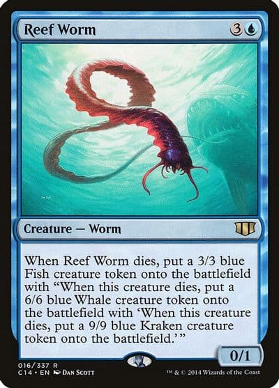 Reef Worm Commander 2014 Magic card