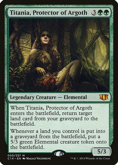 Titania Protector of Argoth Commander 2014 Magic card
