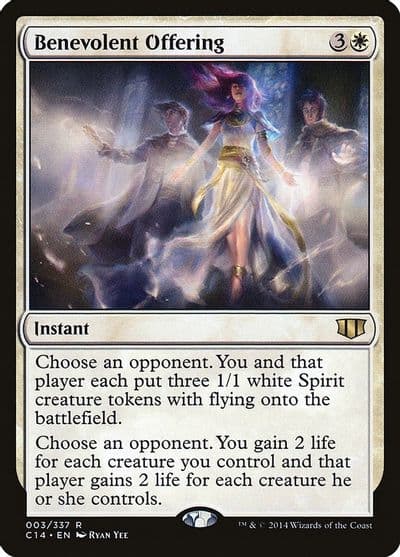 Benevolent Offering Commander 2014 Magic card