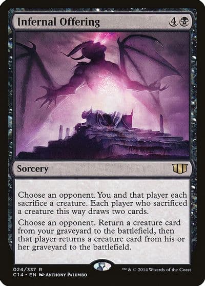 Infernal Offering Commander 2014 Magic card