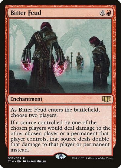Bitter Feud Commander 2014 Magic card
