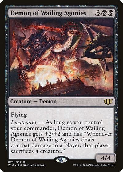 Demon of Wailing Agonies Commander 2014 Magic card