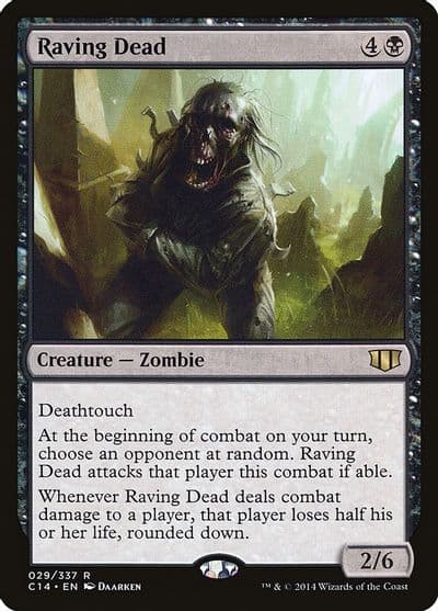 Raving Dead Commander 2014 Magic card