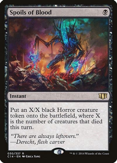 Spoils of Blood Commander 2014 Magic card