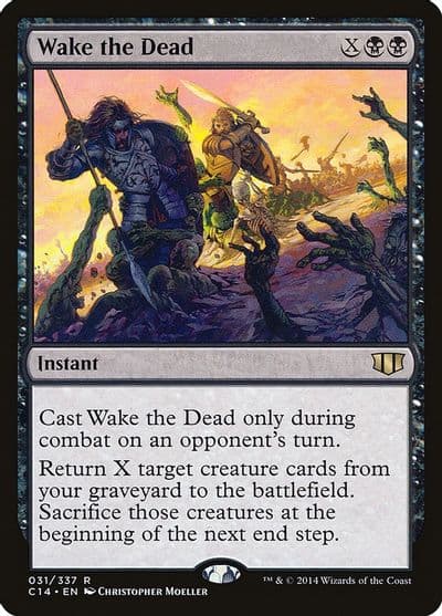 Wake the Dead Commander 2014 Magic card
