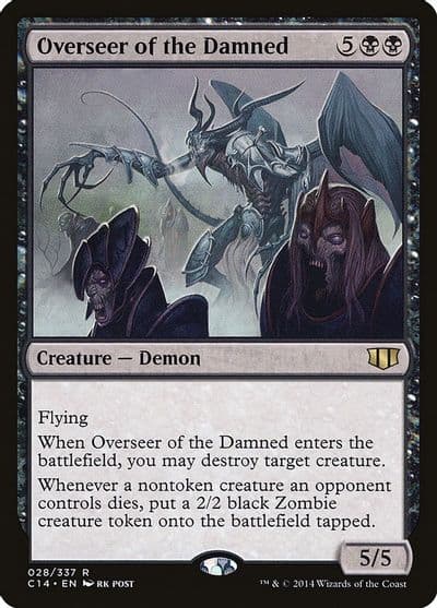 Overseer of the Damned Commander 2014 Magic card