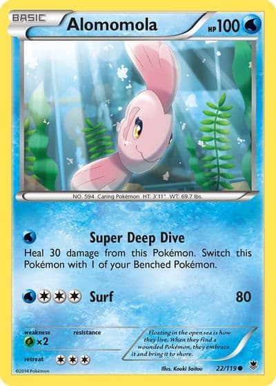Alomomola XY - Phantom Forces Pokemon card