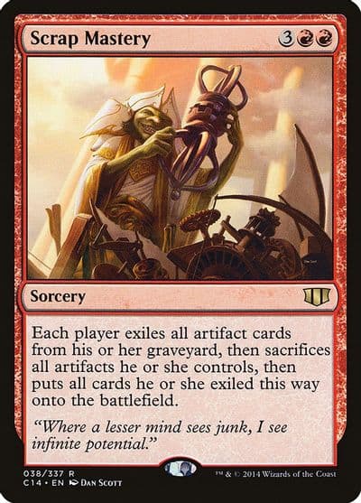 Scrap Mastery Commander 2014 Magic card