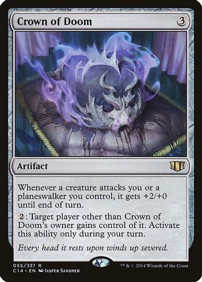 Crown of Doom Commander 2014 Magic card