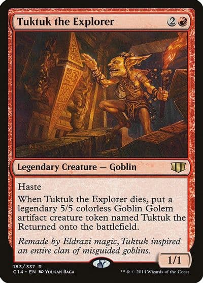 Tuktuk the Explorer Commander 2014 Magic card
