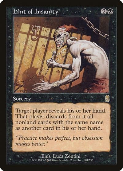 Hint of Insanity Odyssey Magic card
