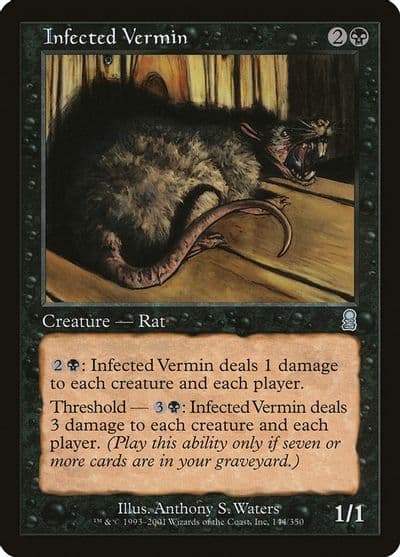 Infected Vermin Odyssey Magic card