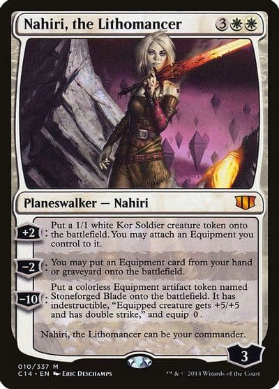 Nahiri the Lithomancer Commander 2014 Magic card