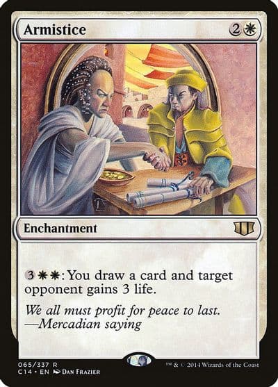 Armistice Commander 2014 Magic card