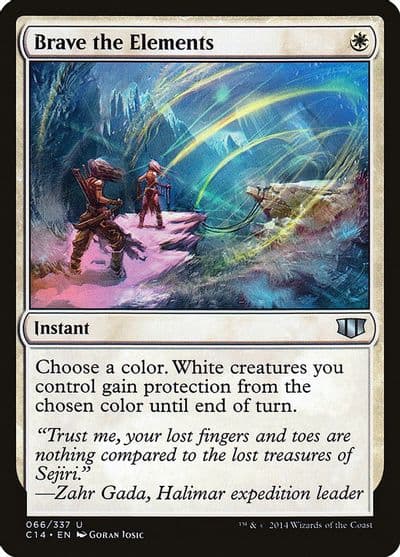 Brave the Elements Commander 2014 Magic card