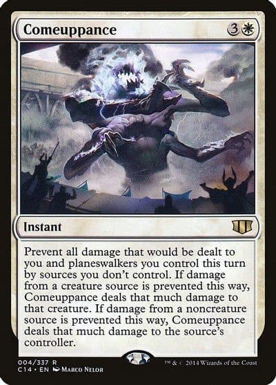 Comeuppance Commander 2014 Magic card