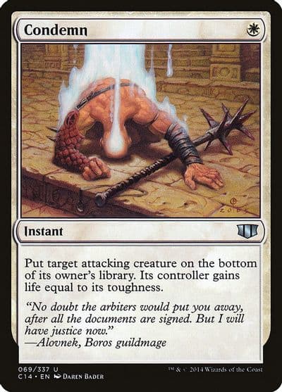 Condemn Commander 2014 Magic card