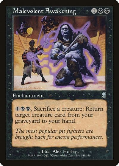 Malevolent Awakening Odyssey Magic card