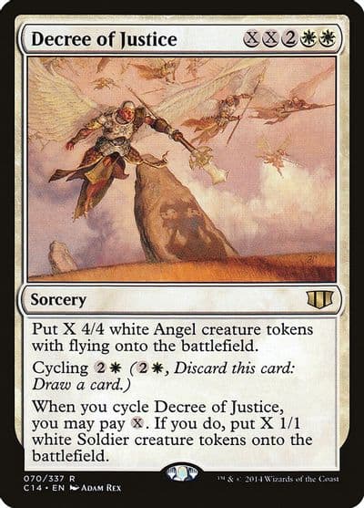 Decree of Justice Commander 2014 Magic card