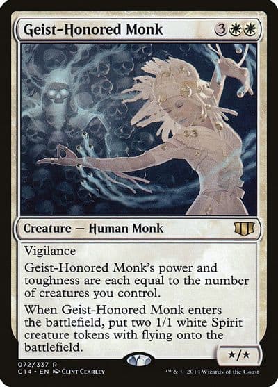 Geist Honored Monk Commander 2014 Magic card