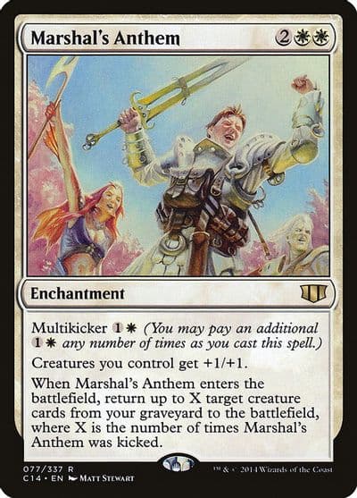 Marshals Anthem Commander 2014 Magic card