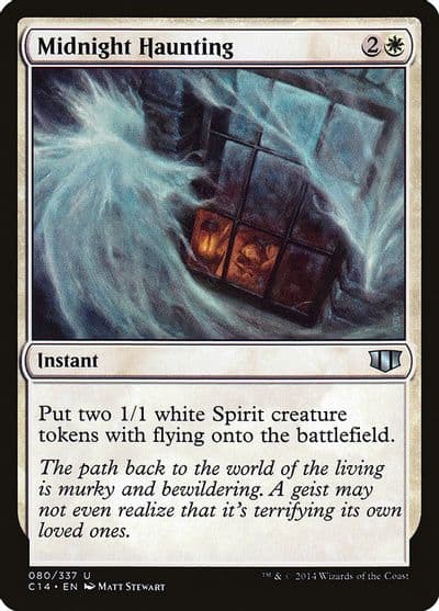 Midnight Haunting Commander 2014 Magic card