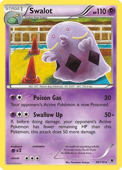 Swalot XY - Phantom Forces Pokemon card