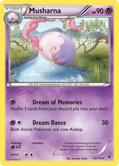 Musharna XY - Phantom Forces Pokemon card