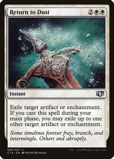 Return to Dust Commander 2014 Magic card