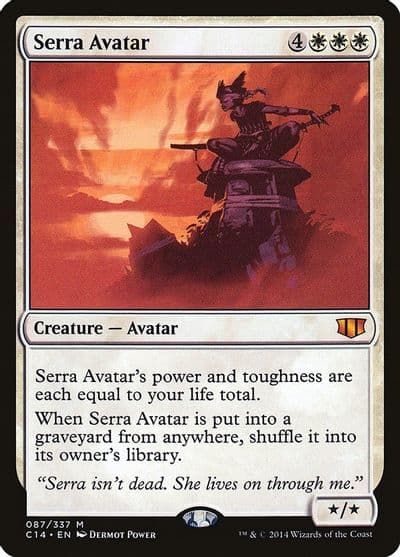 Serra Avatar Commander 2014 Magic card
