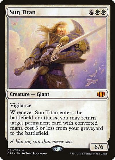 Sun Titan Commander 2014 Magic card