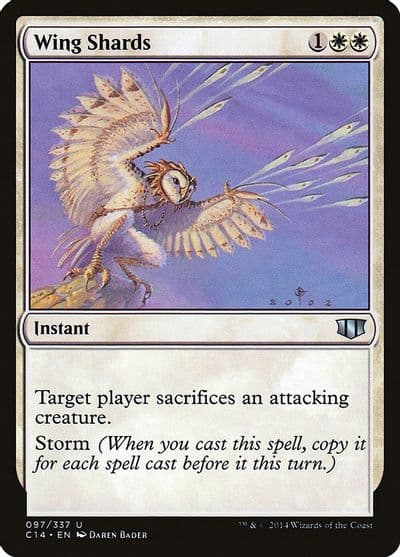 Wing Shards Commander 2014 Magic card