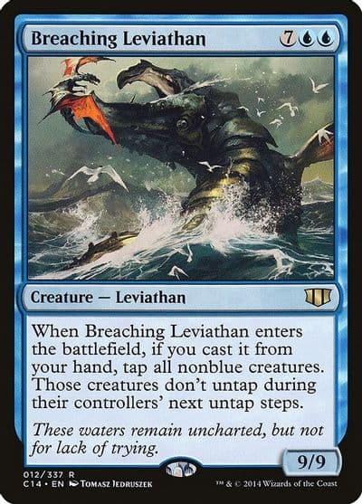 Breaching Leviathan Commander 2014 Magic card